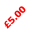 £5.00
